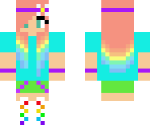 awesome raainbow girl