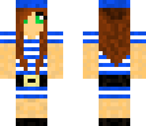 blue summer girl