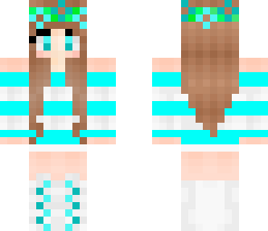 blue girl