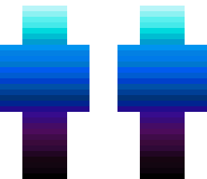 shades of blue and purple