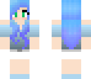 blue girl
