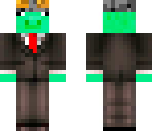 tuxedo pig - green