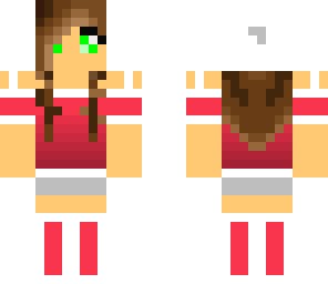 red white and grey girl