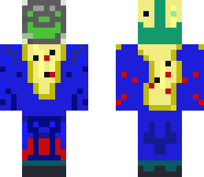 blue banana chewed and robot