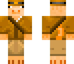explorer pig - orange