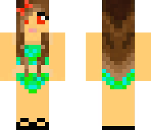 newborn vampire in emerald bikini