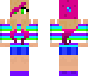 cute colorful girl 3