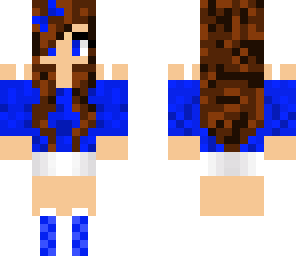 blue girl