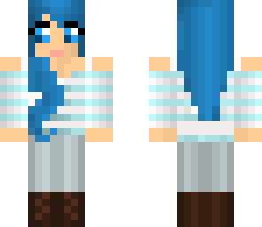 blue girl