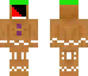 screeming whale in gingerbread costume soilder