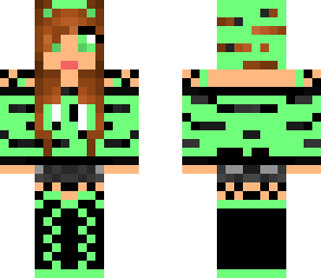 green tiger girl