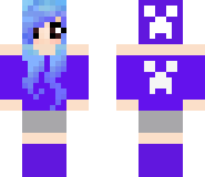 purple creeper girl