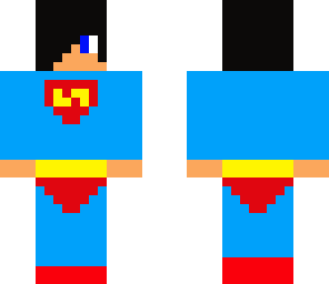 super man with hair