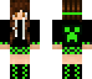 girl in creeper hoodie