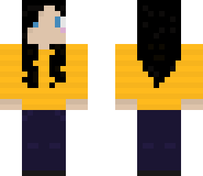 girl with black hair
