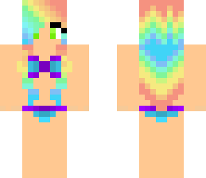 sexy rainbow teenager- swimsuit edited