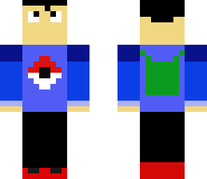 myself on minecraft fused with a pokemon trainer