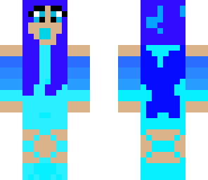 blue girl