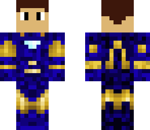 blue iron man