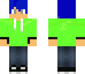 blue hair