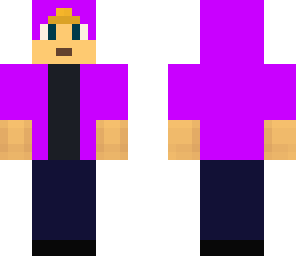 me with purple hoodie