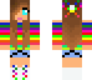 fun rainbow girl