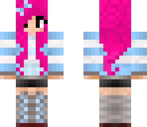 hot pink hair girl