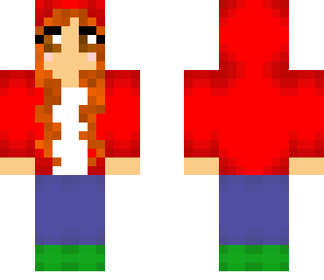 red head hoodie girl