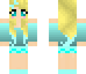 blue girl