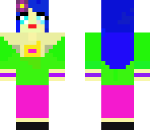 blue headphone girl