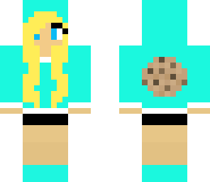 blue cookie girl