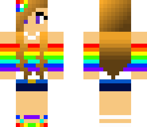 rainbow girl