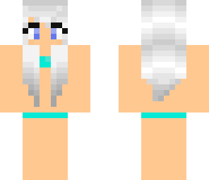 blue bikini girl