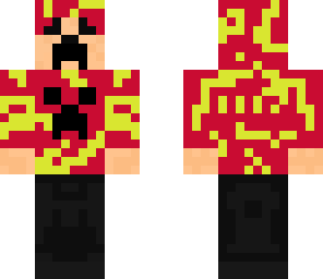 yellow on red creeper guy