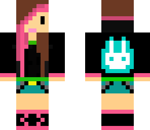 hoodie'd pink-brunette ver2