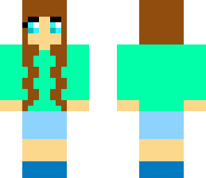 blue girl