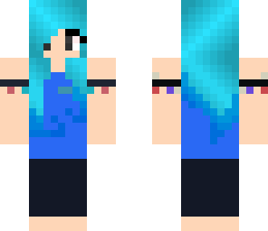 blue girl