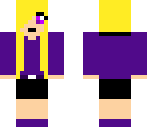 purple emo girl