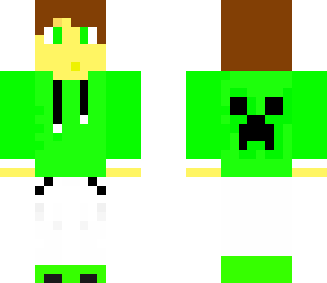 green creeper hoodie