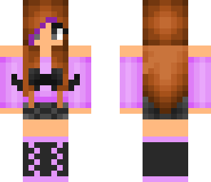 aliyah's purple mustache girl