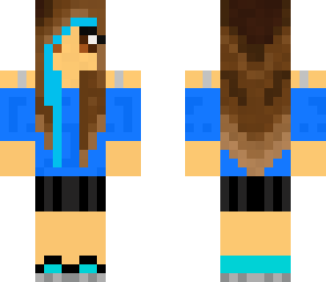 blue girl