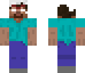 herobrine with egg on head