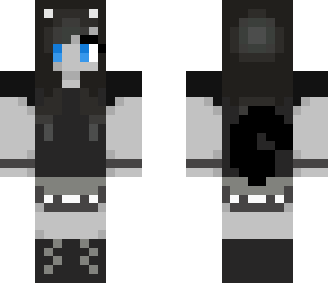 gray cat girl