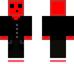red slime in a suit