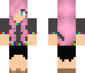 fluttershy's rainbow factory suit