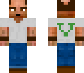 gta 5 trevor  -  v sign on the back