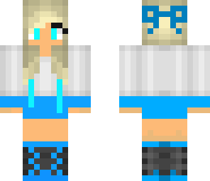 fixed and better blue sweater girl