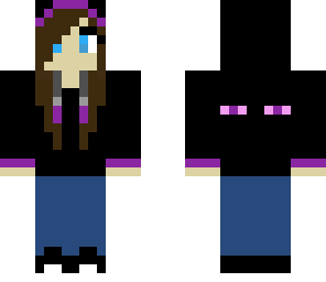 enderman hoodie girl