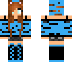blue tiger girl