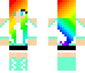 rainbow girl